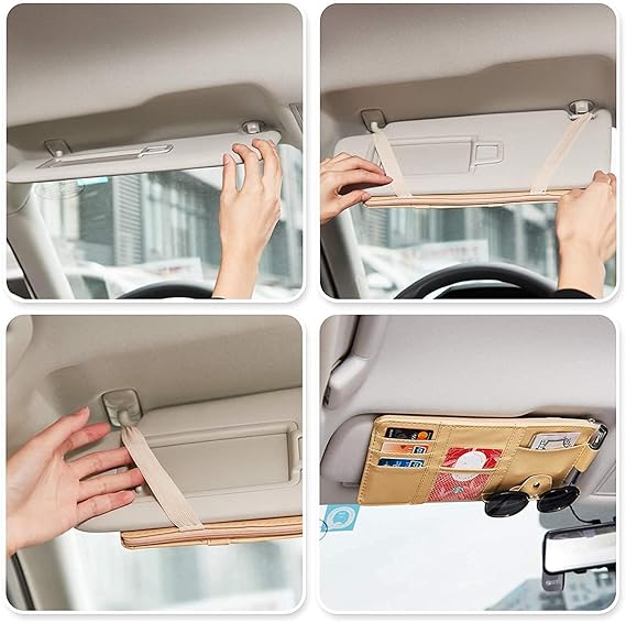 🚗 Car Sun Visor Organizer 🕶️