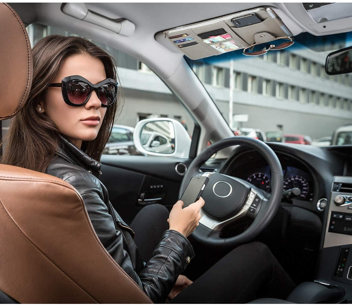 🚗 Car Sun Visor Organizer 🕶️